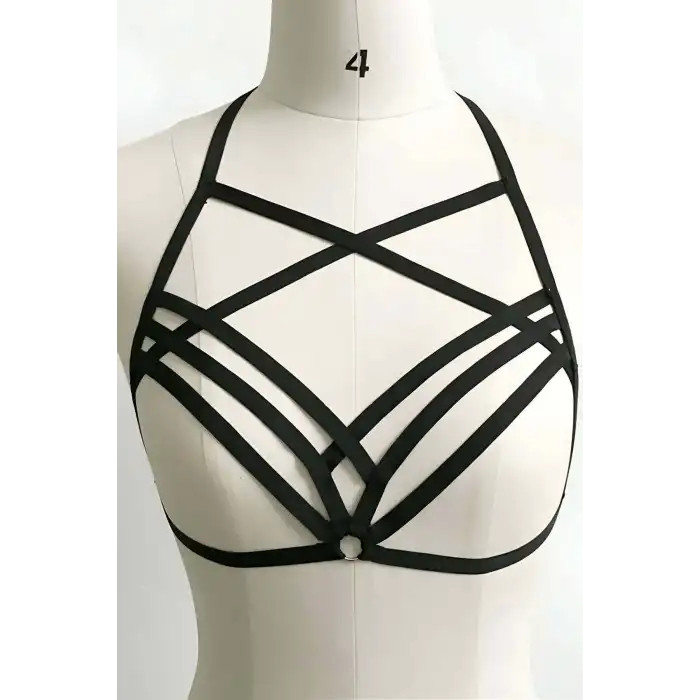 3 Sıralı Çapraz Detaylı Seksi Harness - APFT62