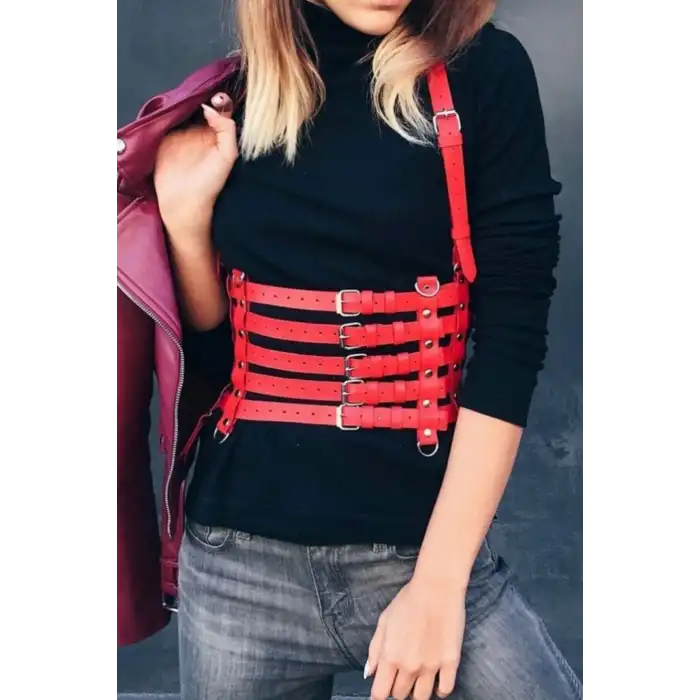 5 Sıralı Şık Deri Kemer - APFT630