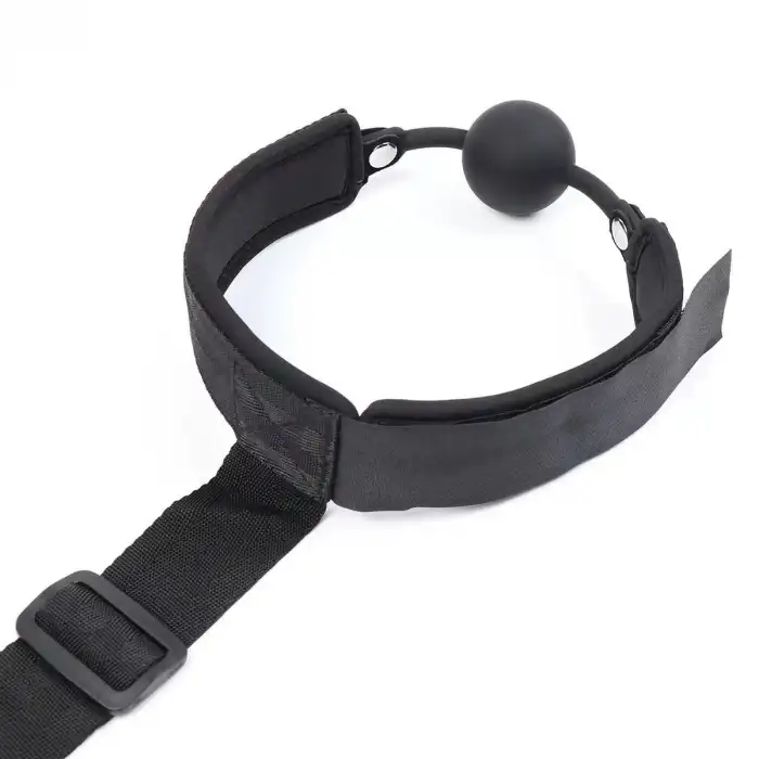 Ağız Toplu El Ayak Bağlama Kemeri Siyah