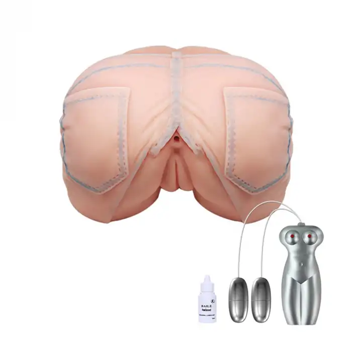 Baile Çift Kanallı Titreşimli Kalça Mastürbatör