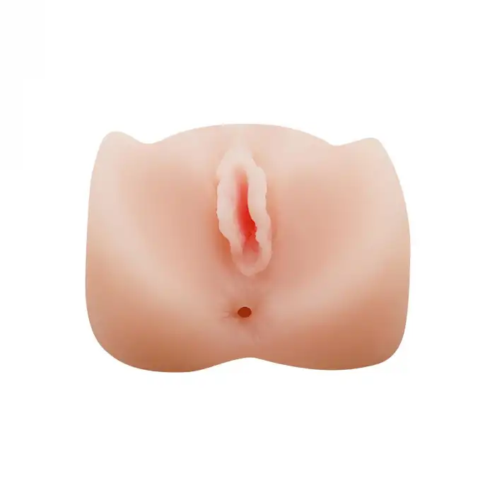 Baile Realistik Vajina & Anüs Mastürbatör – Titreşimli Yumurta ve Kablolu Kumanda (2xAA)