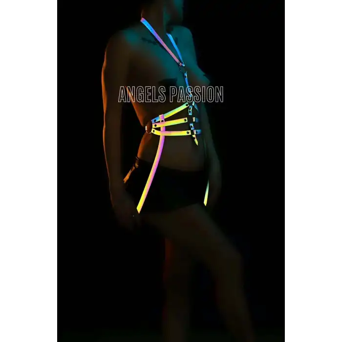 Bayan Fantazi İç Giyim Jartiyer Harness - Özel Tasarım İç Giyim - APFT16