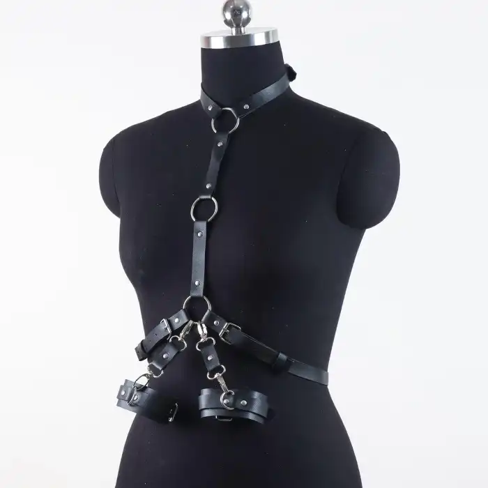 Çift Bileklikli Göğüs ve Bel Harness Seti