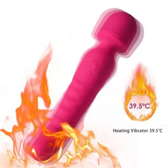 Çift Taraflı Wand Vibratör Kırmızı