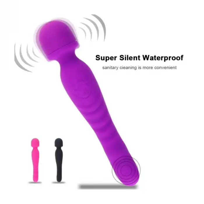 Çift Taraflı Wand Vibratör Mor