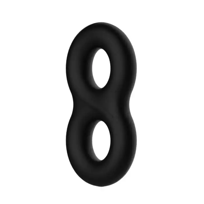 Crazy Bull Çift Halkalı Medikal Silikon Penis Halkası