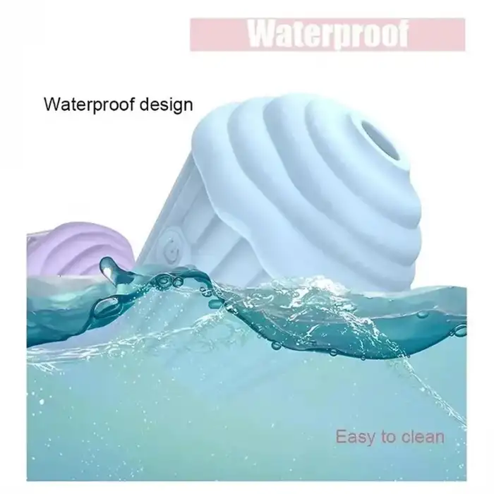 Cupcake Tasarımlı 5 Modlu Şarjlı Klitoral Uyarıcı Mavi