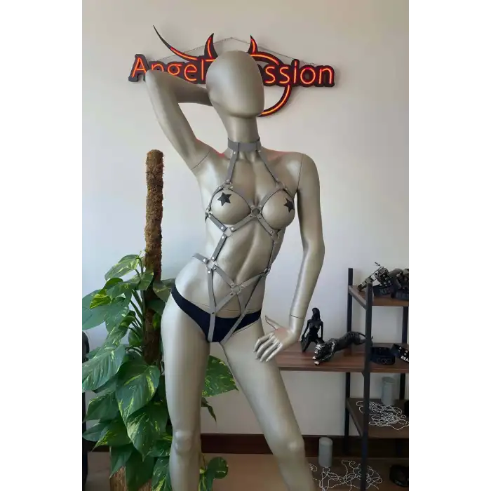 Dansçı Aksesuarları Reflektörlü Body Harness - APFT514