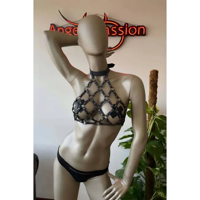 Dansçı Kıyafetleri - Karanlıkta Işıkla Parlayan Büstiyer - APFT443