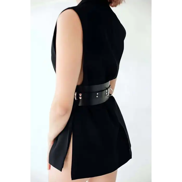 Deri Elbise Kemeri, Şık Deri Korse Kemer - APFT875