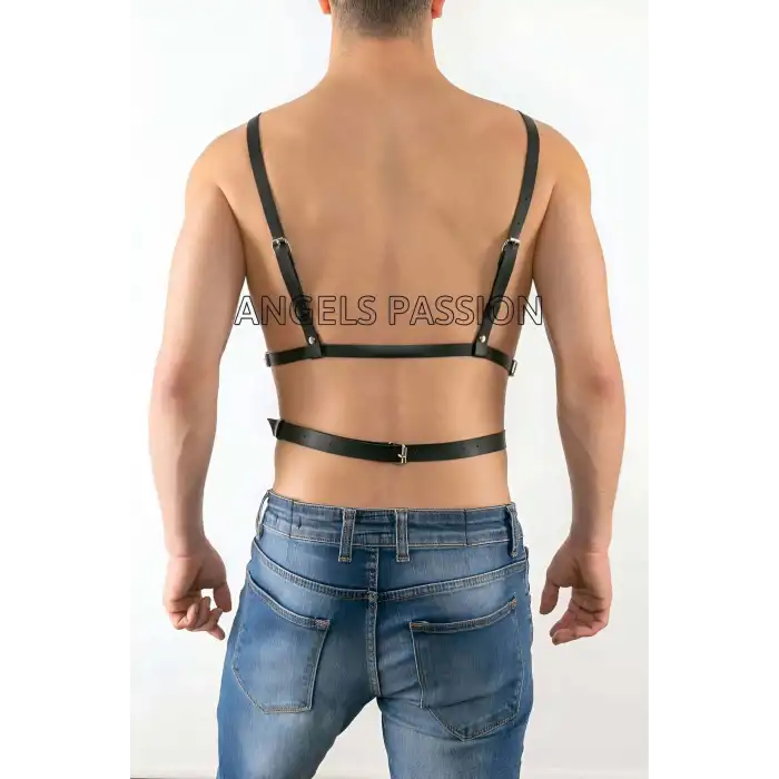 Deri Erkek Fantezi Giyim - Deri Erkek iç Giyim - Erkek Parti Giyim - APFTM40