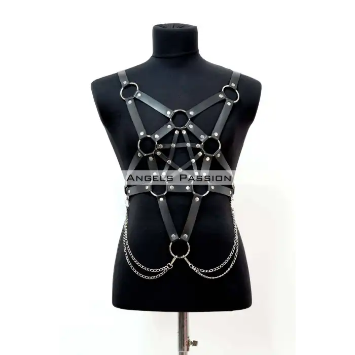 Deri Erkek Fantezi Giyim, Erkek Clubwear, Erkek Partywear - APFTM223