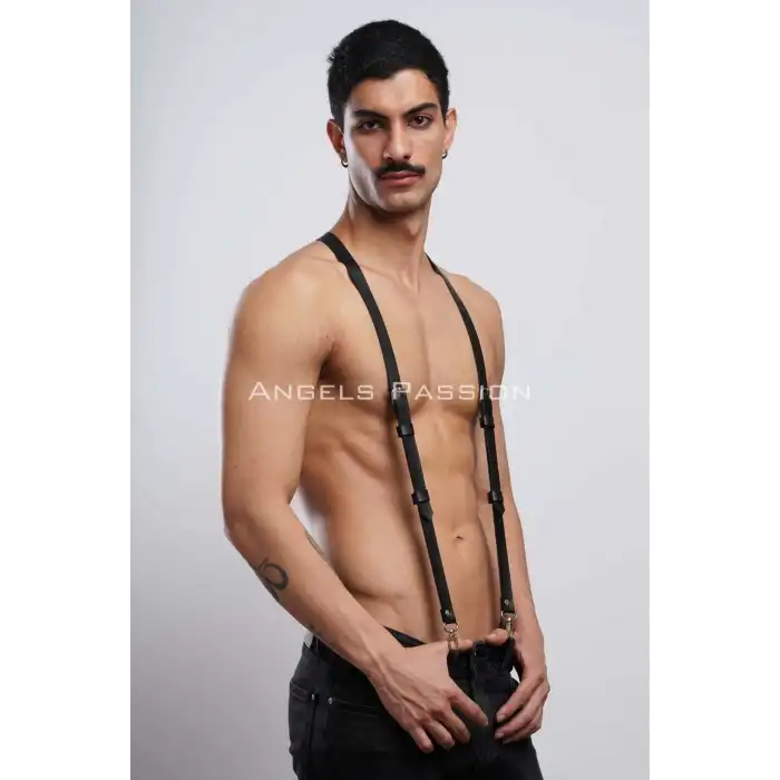 Deri Erkek Pantolon Kemeri, Erkek Askılı Kemer - APFTM37