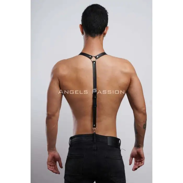 Deri Erkek Pantolon Kemeri, Erkek Askılı Kemer - APFTM37