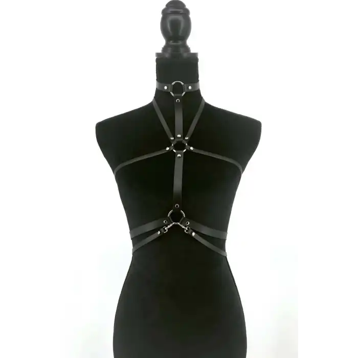 Deri Fantazi İç Giyim - Bondage Harness - APFT549