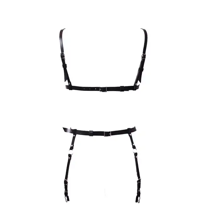 Deri Jartiyer Takım Harness - APFT228