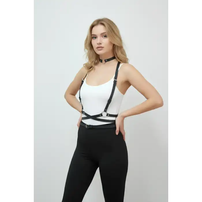 Deri Kemer, Elbise Kemeri ve Choker Takım - APFT632