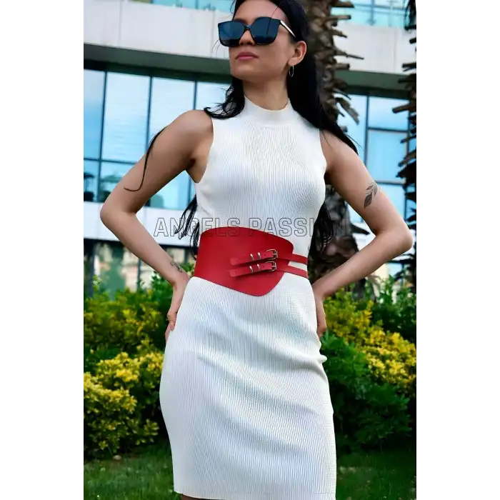 Deri Korse Kemer, Elbise Kemeri, T-Shirt Kemeri - APFT604