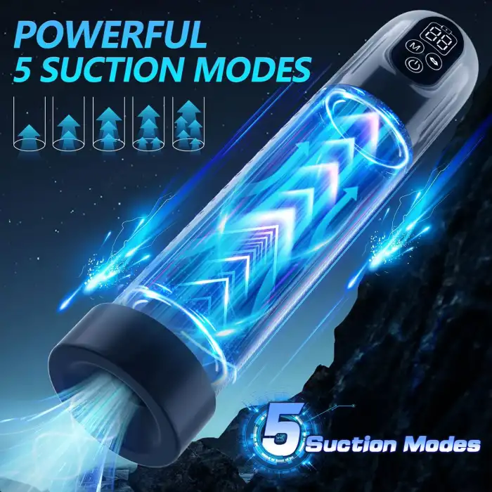 Dijital Ekranlı Vakum Egzersiz Otomatik Penis Pompası