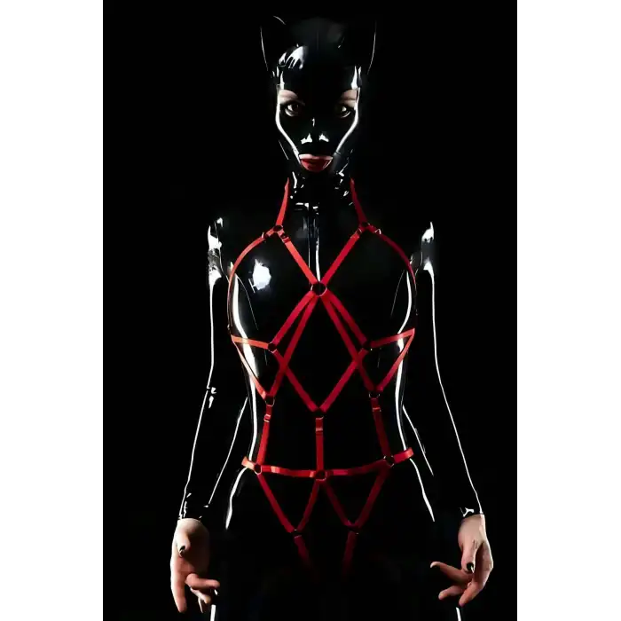 Elastik Seksi Body Harness, Seksi Full Body Bayan Harness - APFT1082