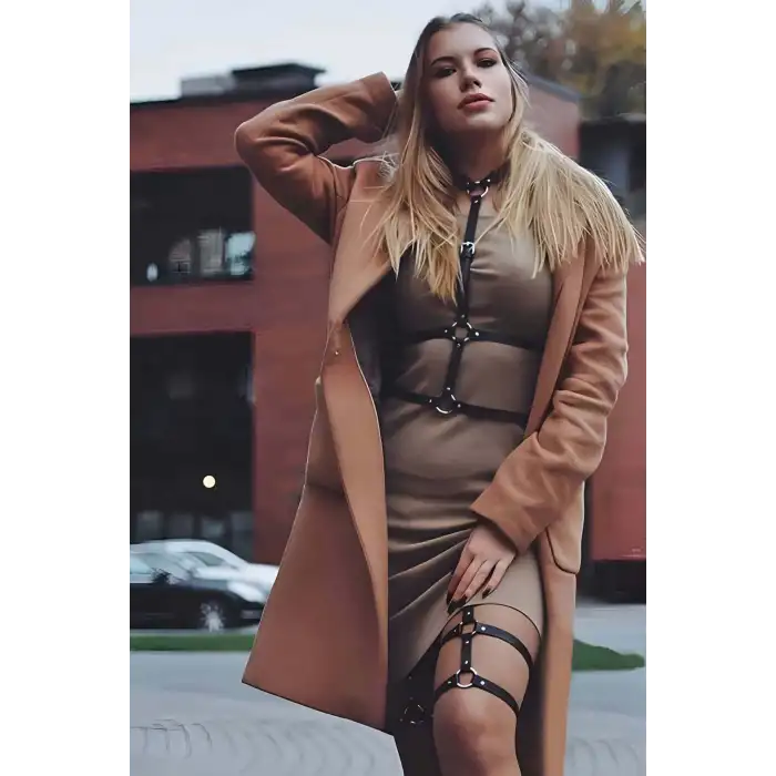 Elbise Üstü Şık Harness Takım - APFT159