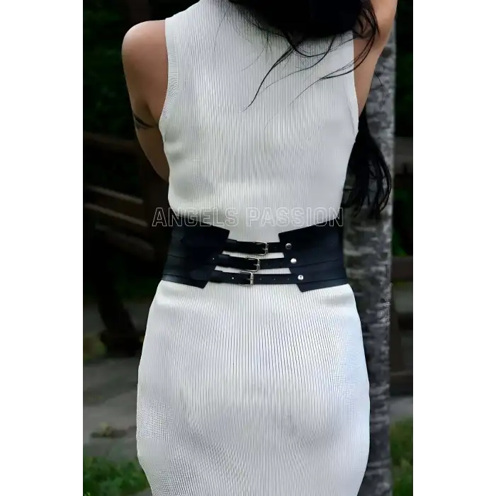 Elbise Üzeri Deri Korse Kemer, Elbise Kemeri, Gömlek Üzeri Kemer - APFT1087