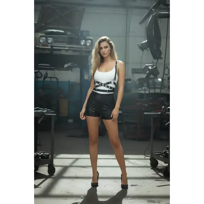 Elbise Üzeri Kemer, Şık Büyük Delik Detaylı Kemer Kemer - APFT890