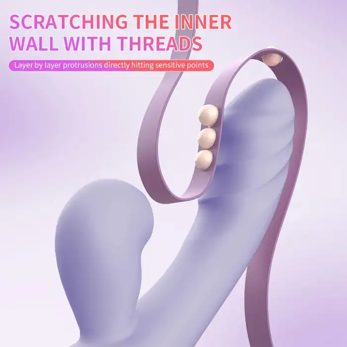 Emişli Curved Rabbit Vibratör Mor