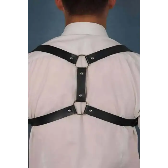 Erkak Deri Göğüs Harness - APFTM128