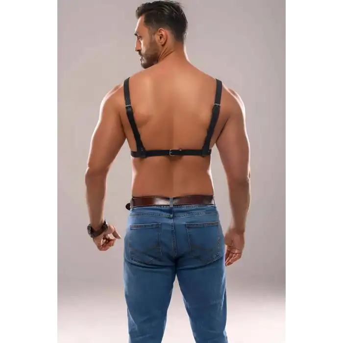 Erkek Deri Fantazi Harness - APFTM141