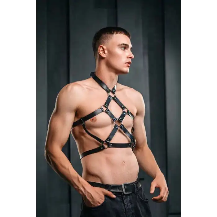 Erkek Deri Göğüs Harness, Erkek Fantazi Giyim, Erkek Parti Giyim - APFTM230