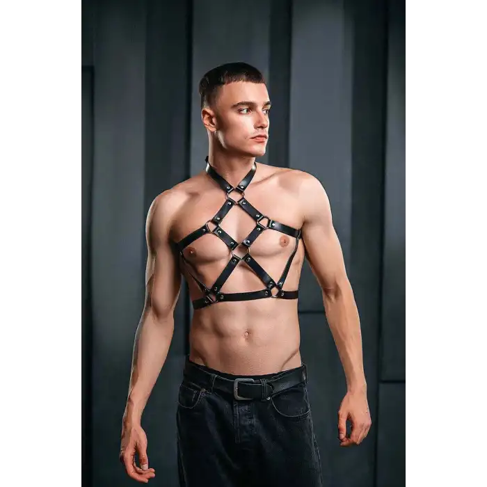 Erkek Deri Göğüs Harness, Erkek Fantazi Giyim, Erkek Parti Giyim - APFTM230