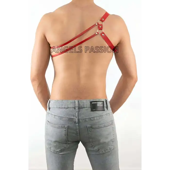 Erkek Deri Omuz Harness, Tek Omuz Harness - APFTM14