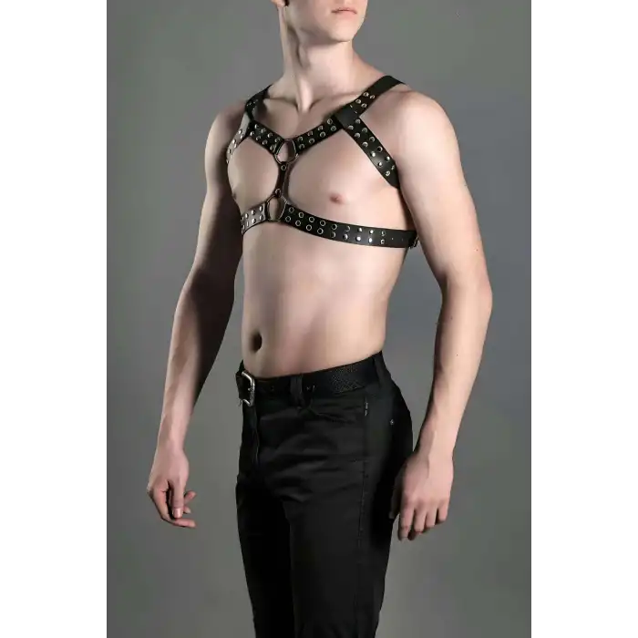 Erkek Fantazi Giyim, Deri Erkek Göğüs Kemeri, Şık Deri Aksesuar - APFTM103