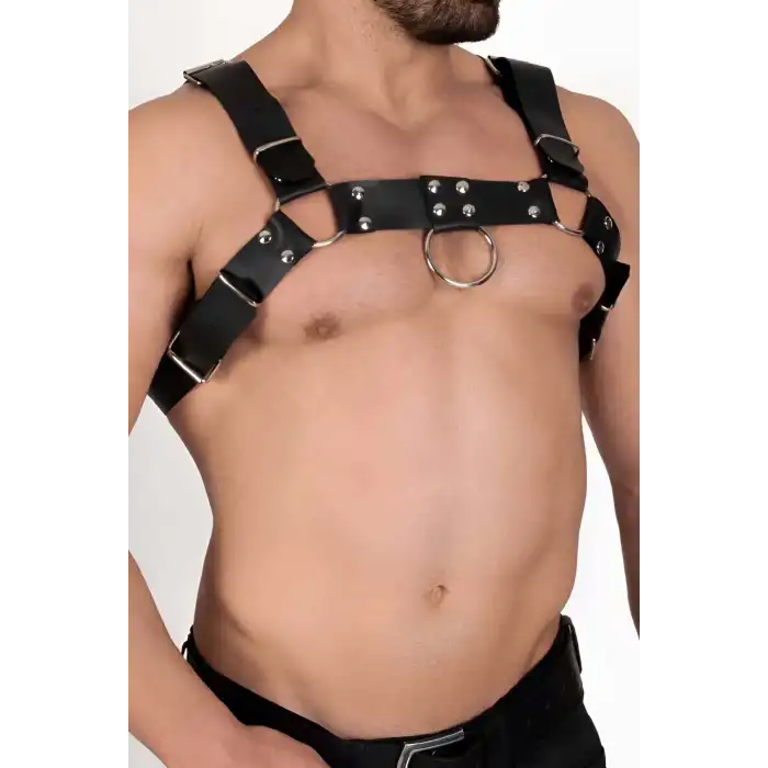 Erkek Göğüs Harness, Deri Erkek Fantazi Giyim, Erkek Clubwear - APFTM214