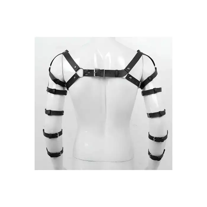 Erkek Kol ve Omuz Harness, Seksi Erkek Fantezi Deri Giyim - APFTM166
