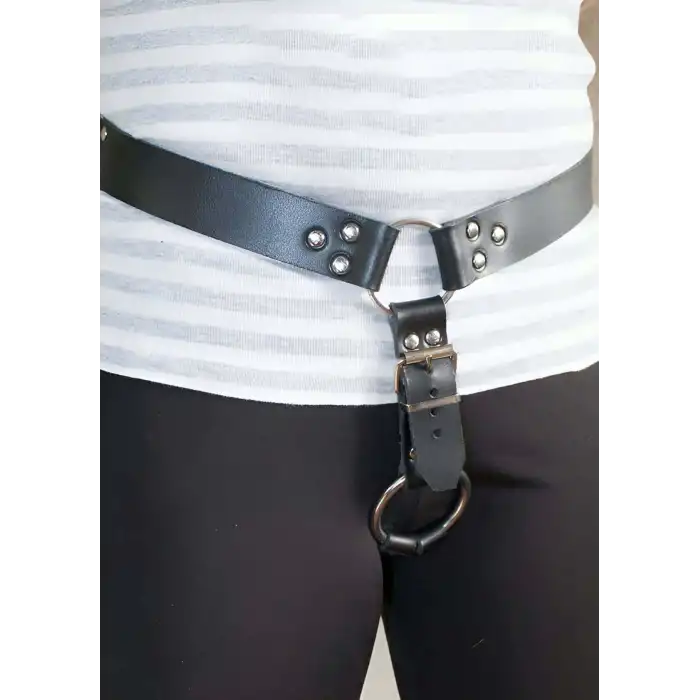 Erkek Özel Bölge Deri Harness - APFTM25
