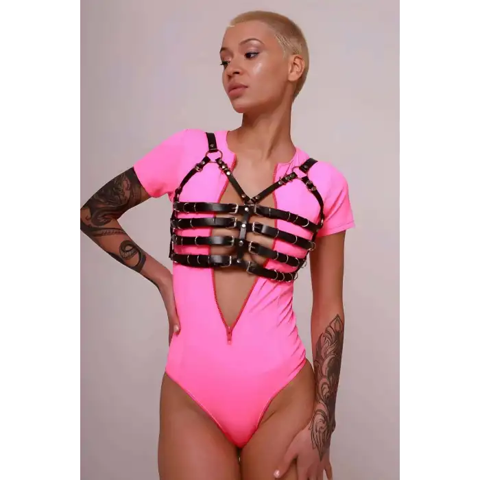 Fantazi Deri Göğüs Kemeri, Göğüs Harness - APFT1034