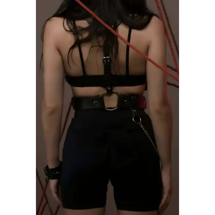 Fantazi Deri Omuzdan Askılı Harness - APFT1266