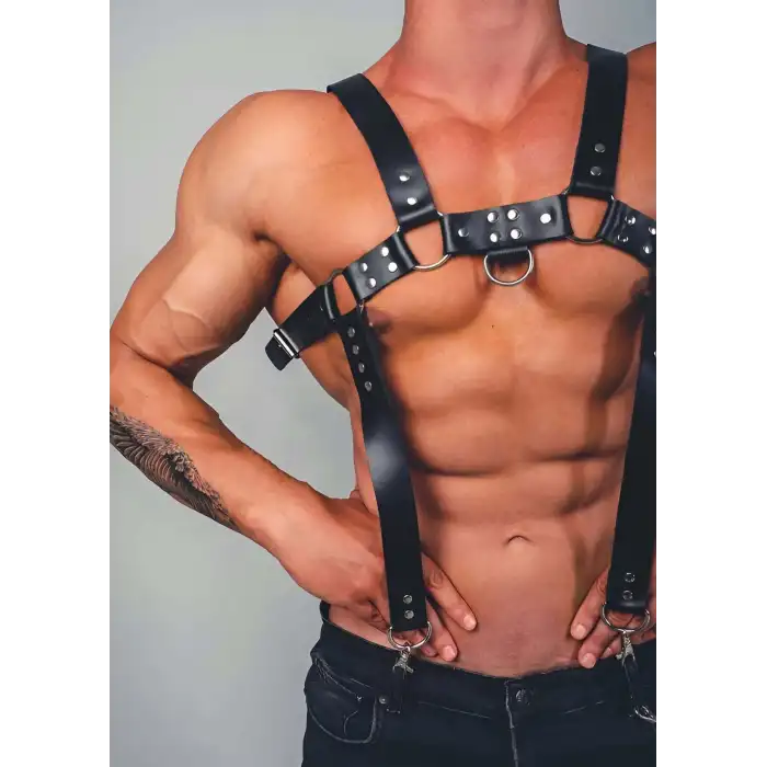 Fantazi Erkek Giyim Deri Harness - APFTM23