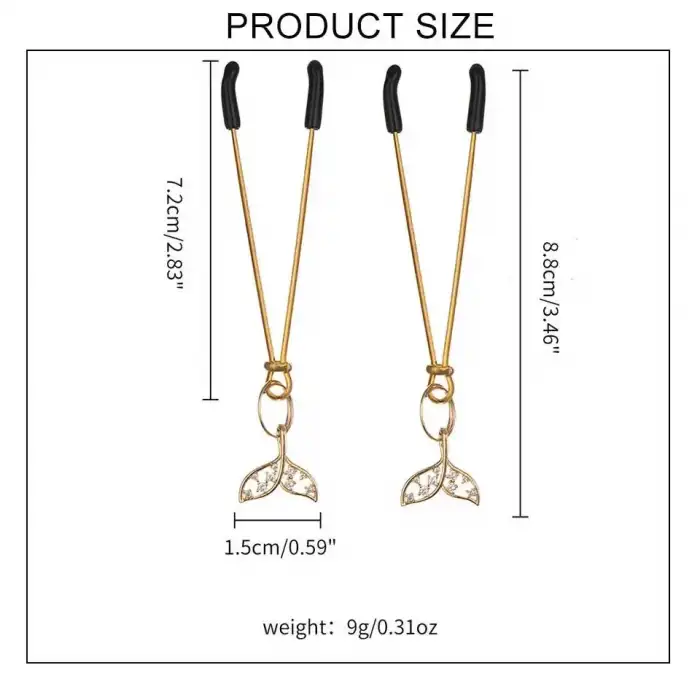 Figürlü Göğüs Ucu Mandalı