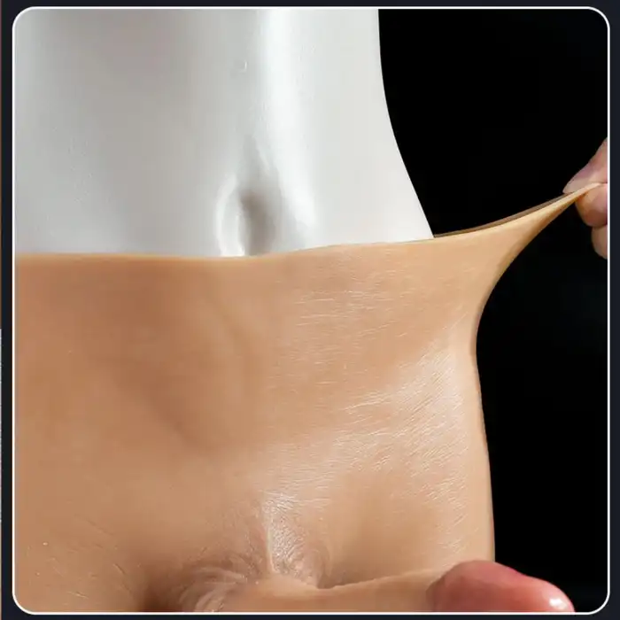 Giyilebilir Silikon Gerçekçi Dildo Pantolon Büyük Boy Dolu Strapon