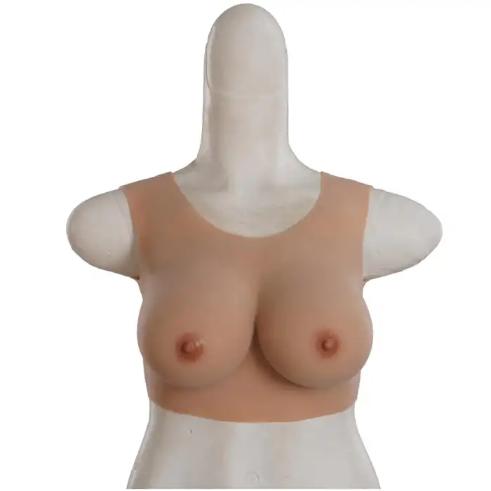 Giyilebilir Silikon Göğüs Kumral Küçük Boy C Cup