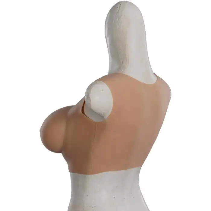 Giyilebilir Silikon Göğüs Sarışın Orta Boy D Cup