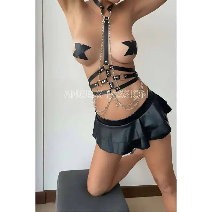 Göbeği Saran Fantazi Korse Harness - APFT10