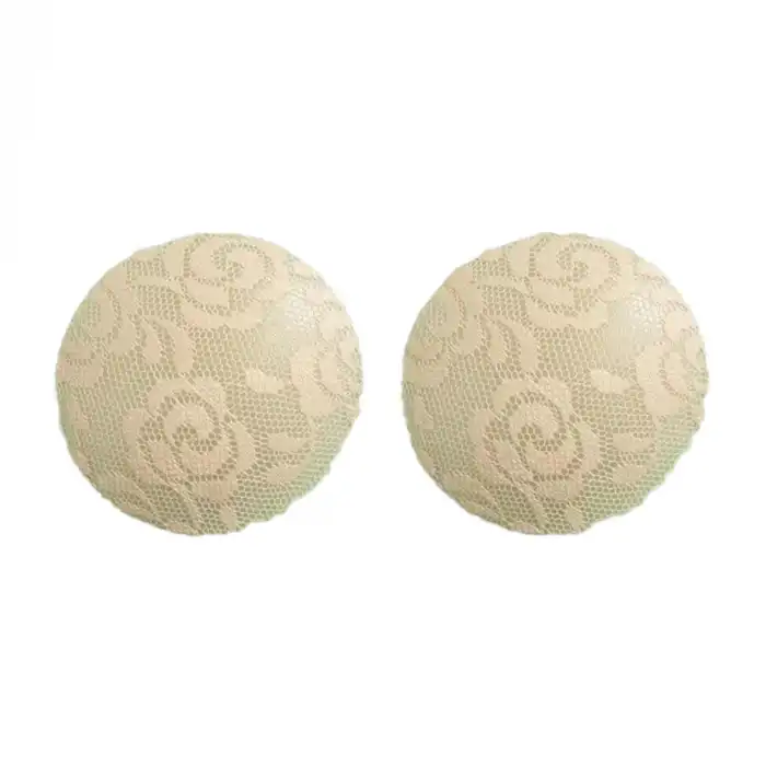 Göğüs Ucu Kapatıcı Desenli Yuvarlak Ten Rengi