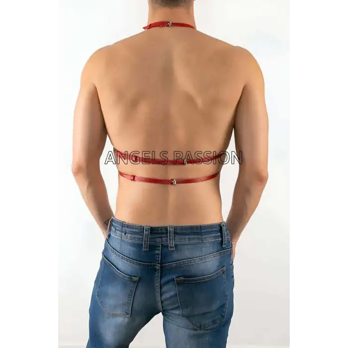 Göğüs Üzeri Erkek Harness, Deri Erkek Harness, Erkek Harness Modelleri - APFTM1