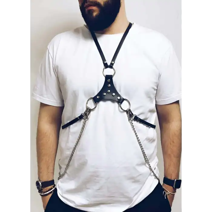 Göğüsten Kancalı Erkek Fantazi Giyim - APFTM27