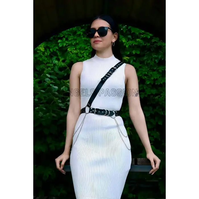 Gömlek, Elbise, T-Shirt Kemeri, Şık Deri Kemer - APFT813