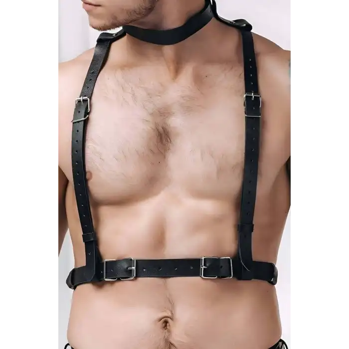 Gömlek Üzeri Erkek Aksesuar, T-Shirt Üzeri Deri Erkek Aksesuar - APFTM147